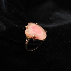 Pink Agate Ring